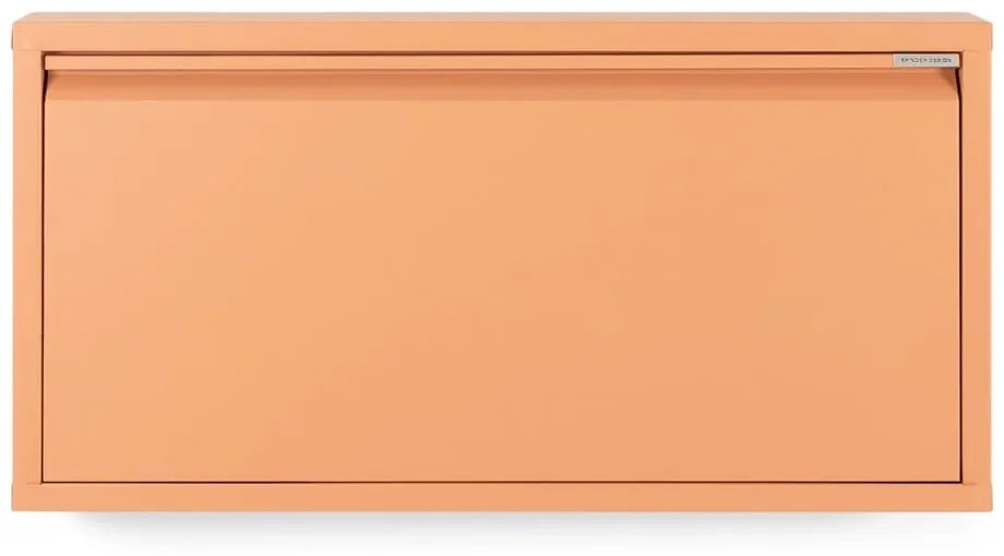 Lazacszínű fém billenő ajtós cipőtartó 75x37,5x12,5 cm Billy – Spinder Design