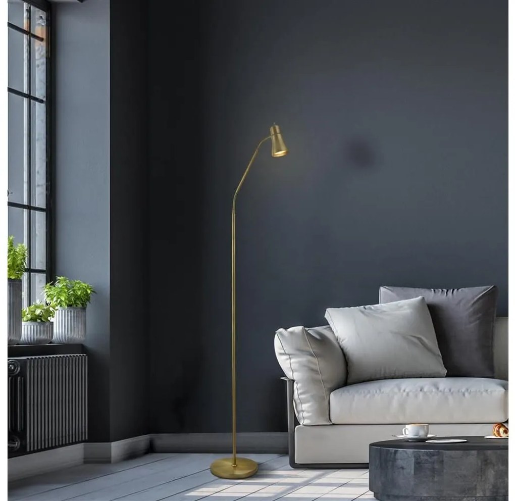 Searchlight EU1007AB - Állólámpa FUSION 1xGU10/10W/230V