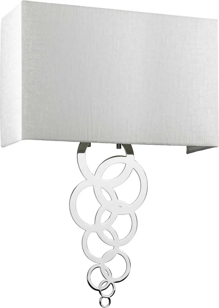 Elstead glamour modern fali lámpa rosa bézs króm elsrosa-large-pc
