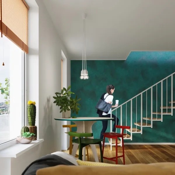 Csillár zsinóron DIEGO 3xE27/60W/230V