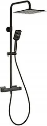 Falra Szerelhető Zuhanyszett Cubus Valvex Black