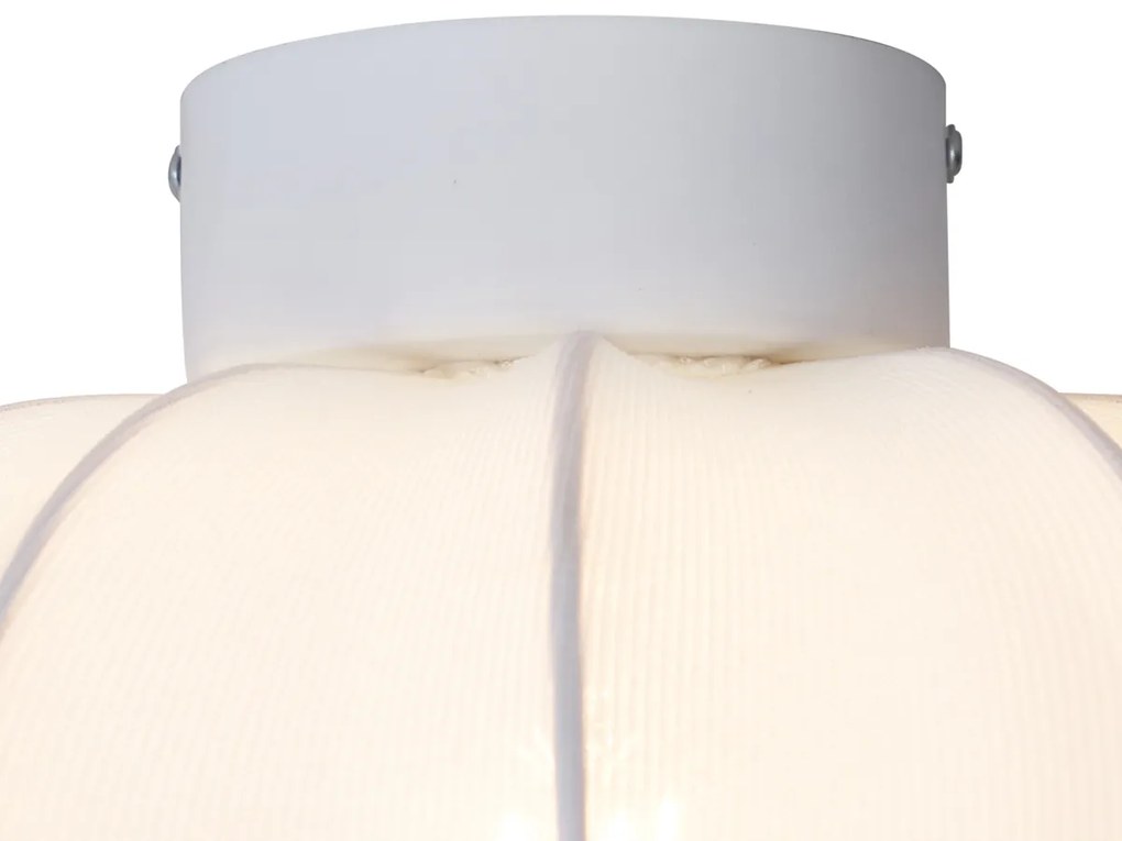 Japandi mennyezeti lámpa fehér 27 cm - Plu Asyesha