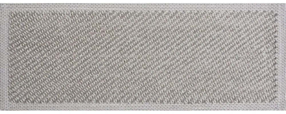 Világosszürke pamut lépcsőszőnyeg szett 16 db-os 25x65 cm Kumsal Bej – Vitaus