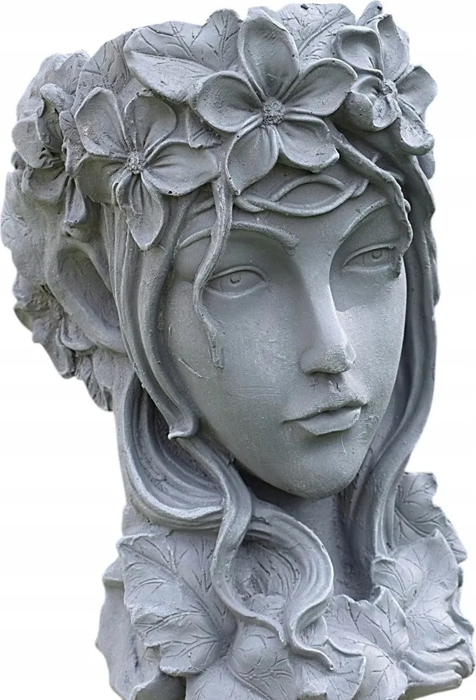 Virágtartó, mint női fej kl