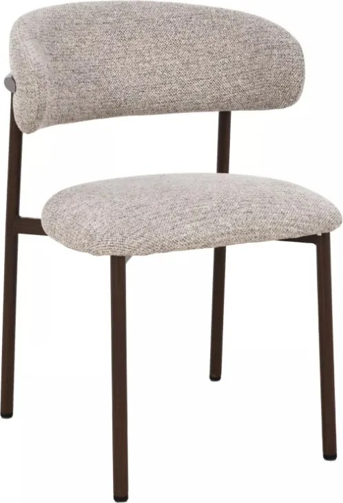 Elton II étkezőszék bézs/dió