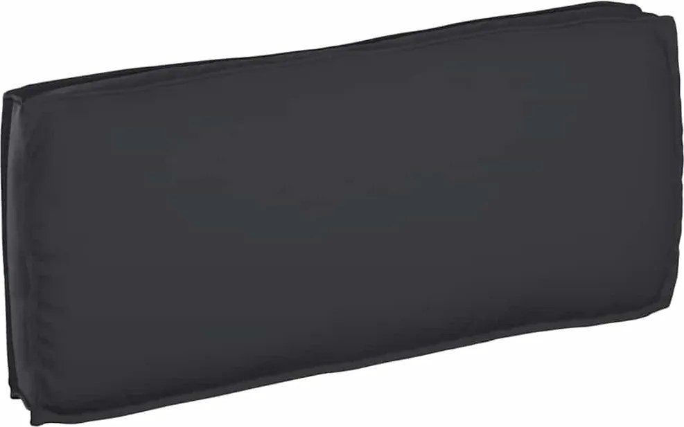 vidaXL Párna Fekete 120 x 50 x 12 cm Oxford Szövet