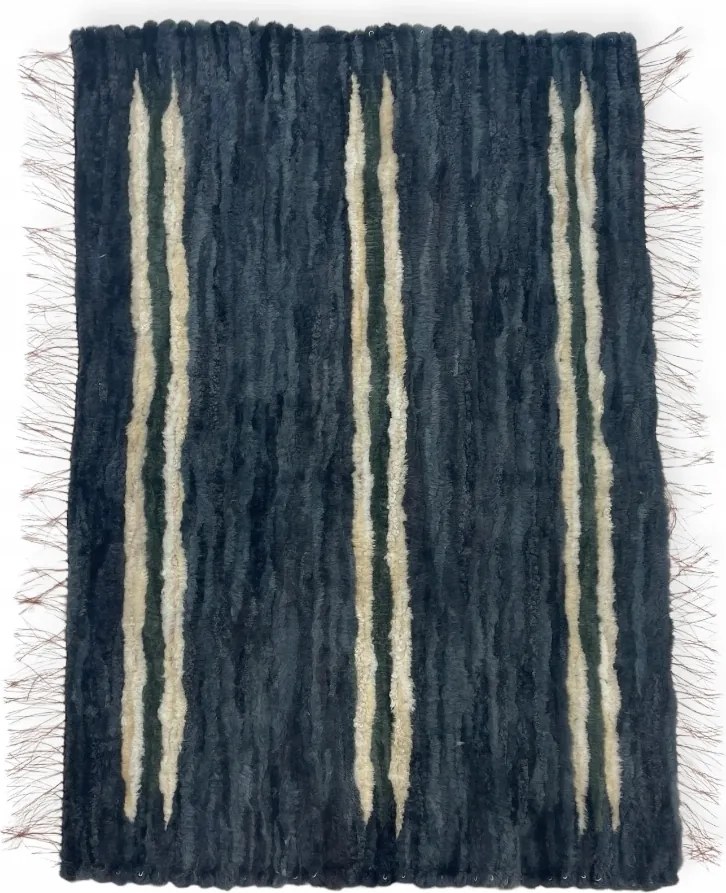 Szőrmés gyapjú szőtt szőnyeg Modern rojtok