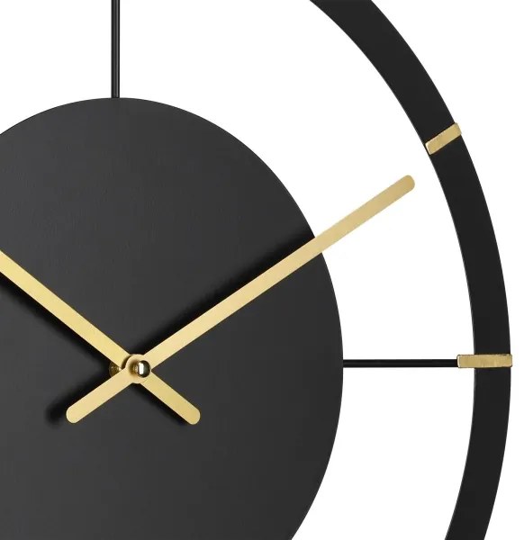 Eglo 425515 - Falióra OKAZAKI 1xAA átm. 40 cm fekete/arany