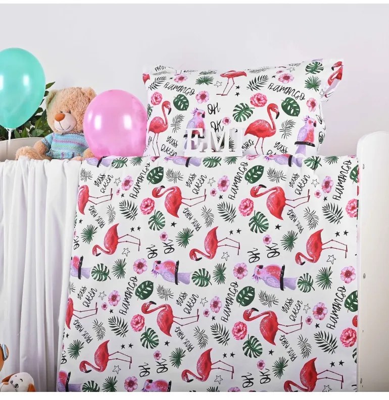 EMI tűzmadár gyermek pamut ágyneműhuzat, A standard egyszemélyes ágy szett tartalma: 1x 140x200 + 1x 70x90