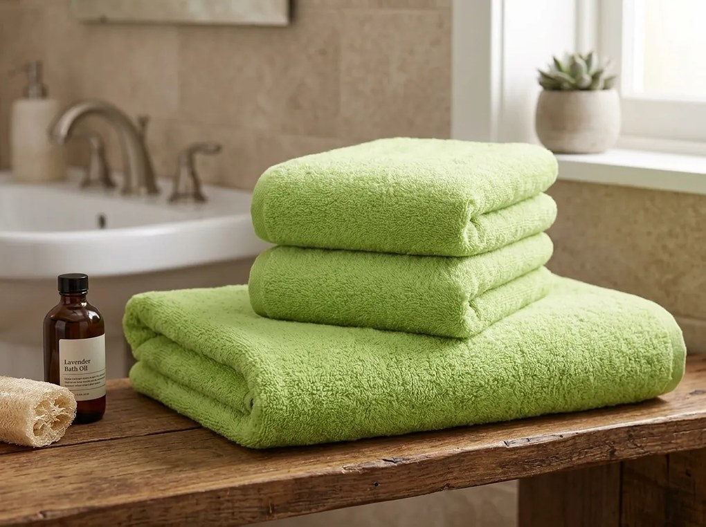 Törölköző NORIELLE 50x90 cm zöld, 100% pamut