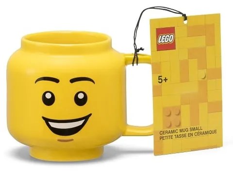 Sárga kerámia gyerek bögre 255 ml Head – LEGO®