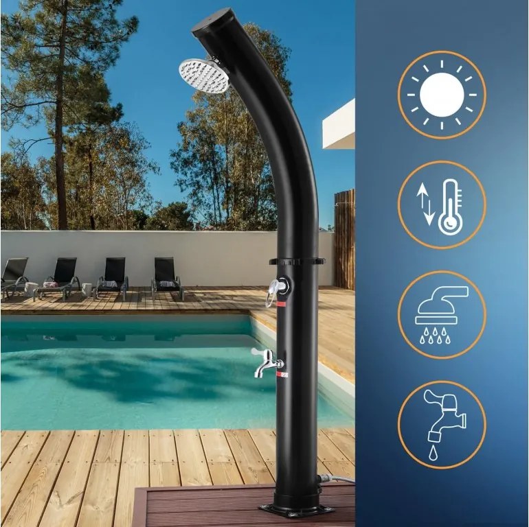 Furnigo Bow Black 35 L szolár zuhany