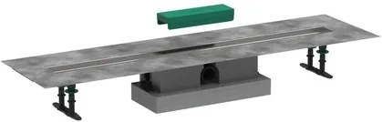 Komplett szett szabványos beépítéshez Hansgrohe uBox Universal 100 cm rozsdamentes acél 56026180