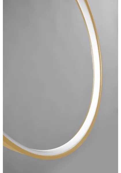 Thoro TH.175 - LED Csillár zsinóron RIO LED/50W/230V CRI90 3000K átm. 78 cm arany