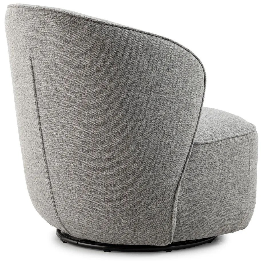 Világosszürke forgó fotel Edna – MOME