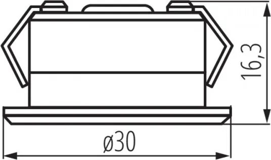 KANLUX 23520 IMBER Fürdőszobai Beépíthető Lámpa LED IP65