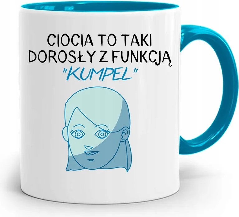 Kék Bögre Nagynéninek, Barát Funkcióval, fényképes nyomtatással