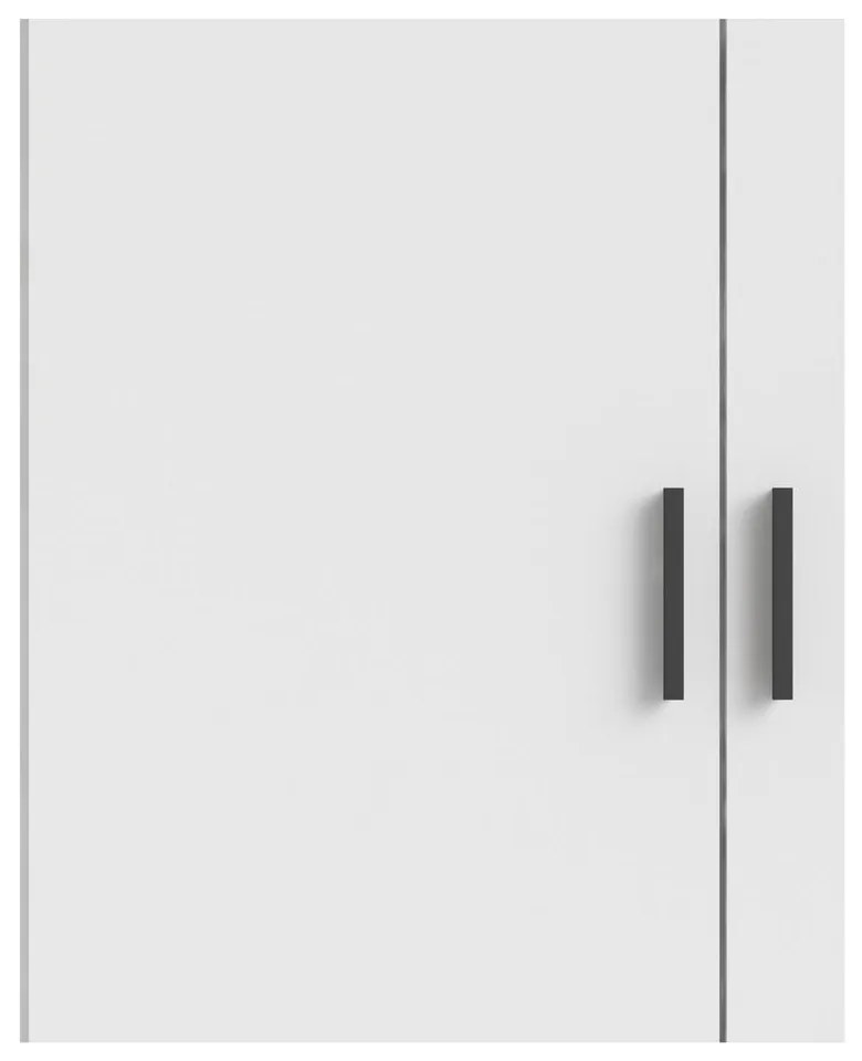 Fehér ruhásszekrény 99x200 cm Sprint – Tvilum
