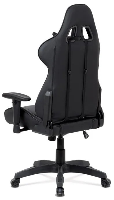 Fekete Ekobőr Gamer Szék, Hinta Mechanikával. BK