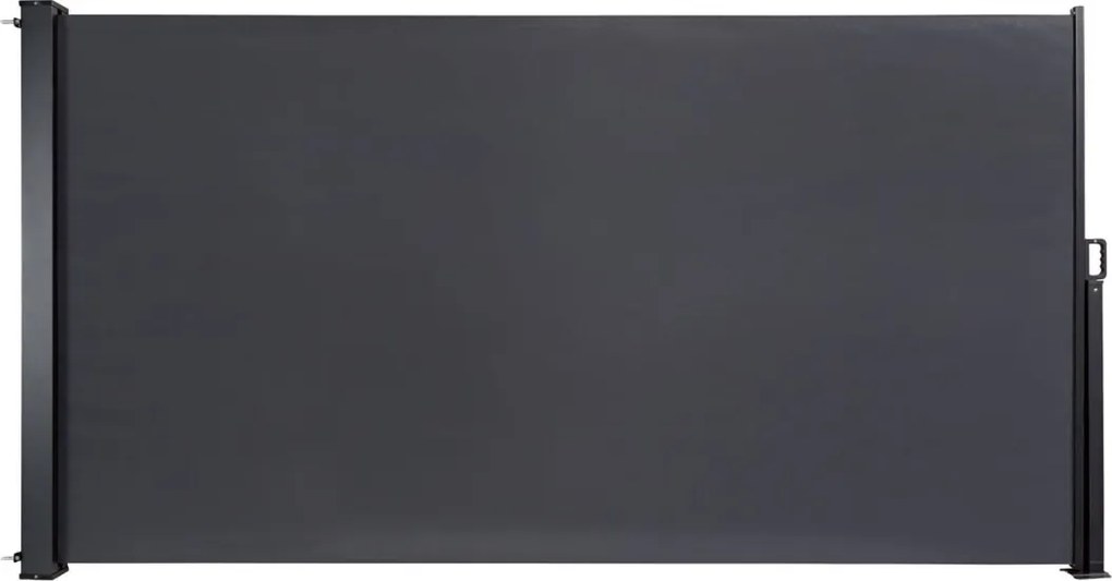 Napellenző Oldalsó Terasz Kerti Paraván Feltekerhető Fedél 160x 300 Antracit