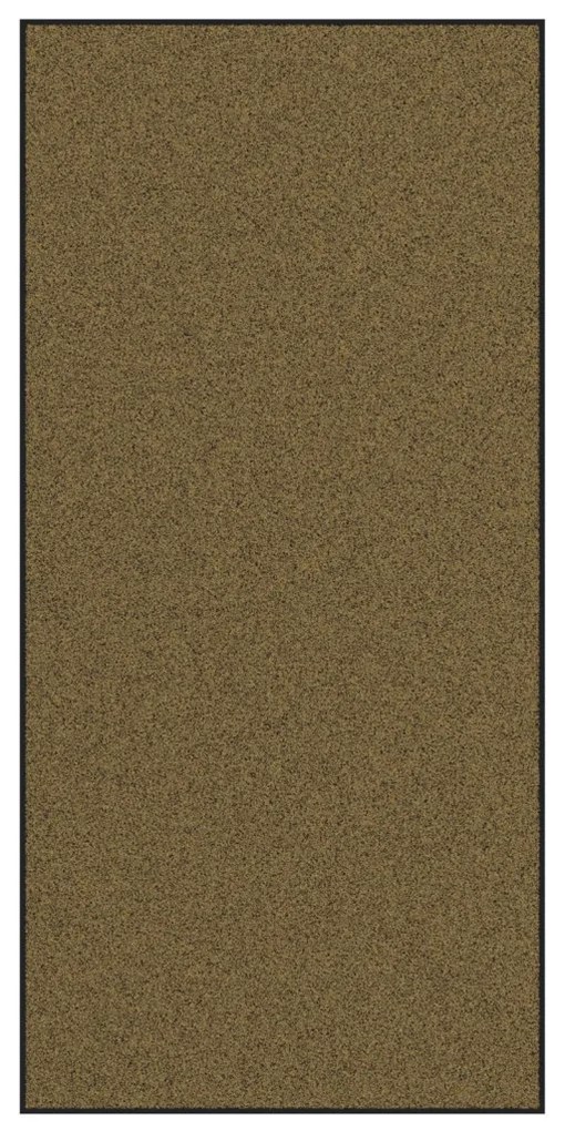 Mosókonyhai lábtörlő - Mosógépben mosható - Barna - 120x250 cm
