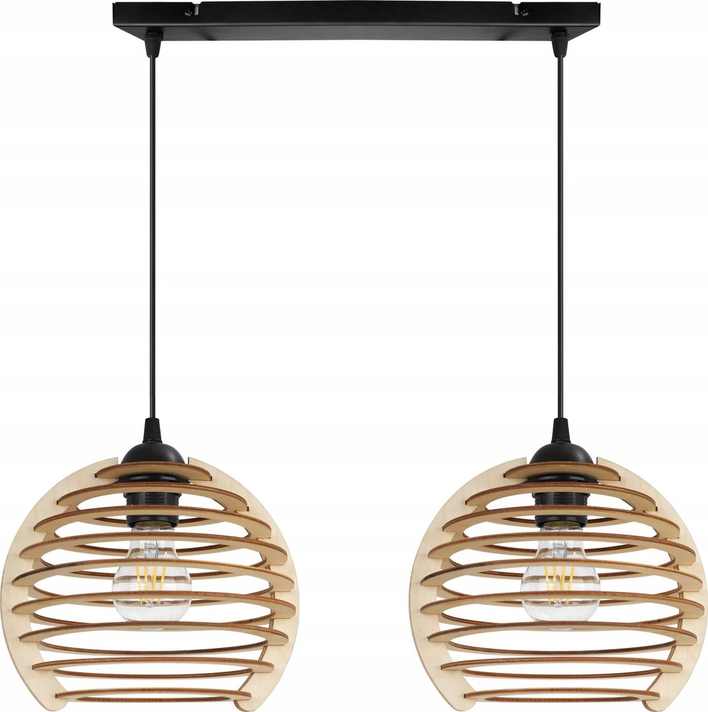 Függő Lámpa Mennyezeti Csillár Fa Modern Boho Étkező