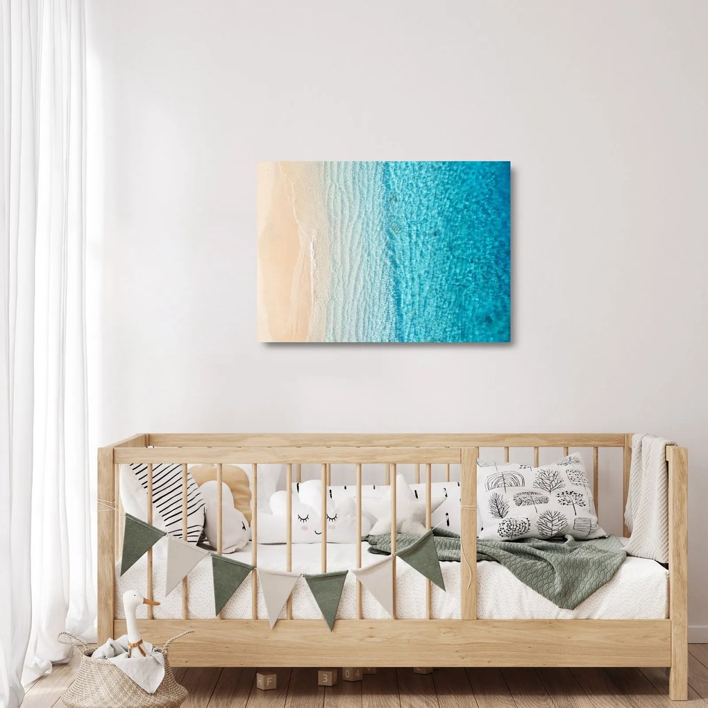 Üveg kép - Strand (70x50 cm)