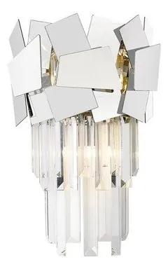 Zuma Line Quasar fali lámpa, átlátszó, G9, 2x28W, ZU-W0506-02A-B5AC