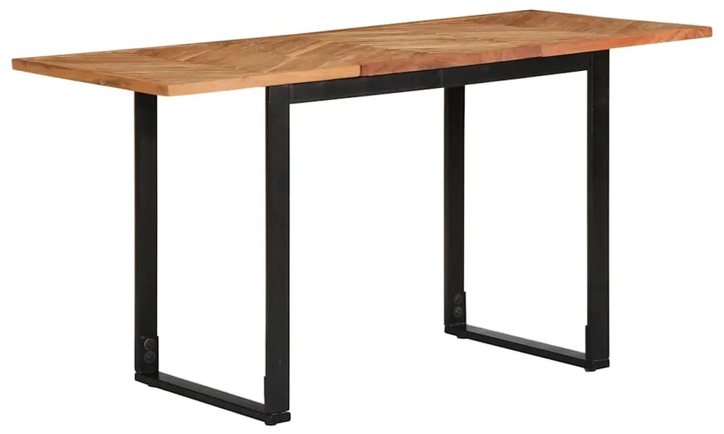 tömör akácfa fa étkezőasztal 140 x 70 x 75 cm
