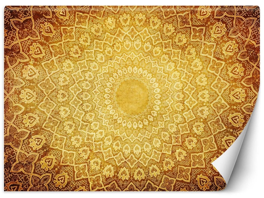 Gario Fotótapéta Keleti arany mandala Anyag: Vlies, Méret: 350 x 245 cm