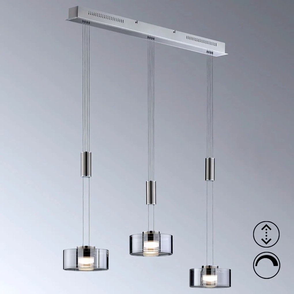 Fischer & Honsel modern függeszték lavin nikkel fhl60651