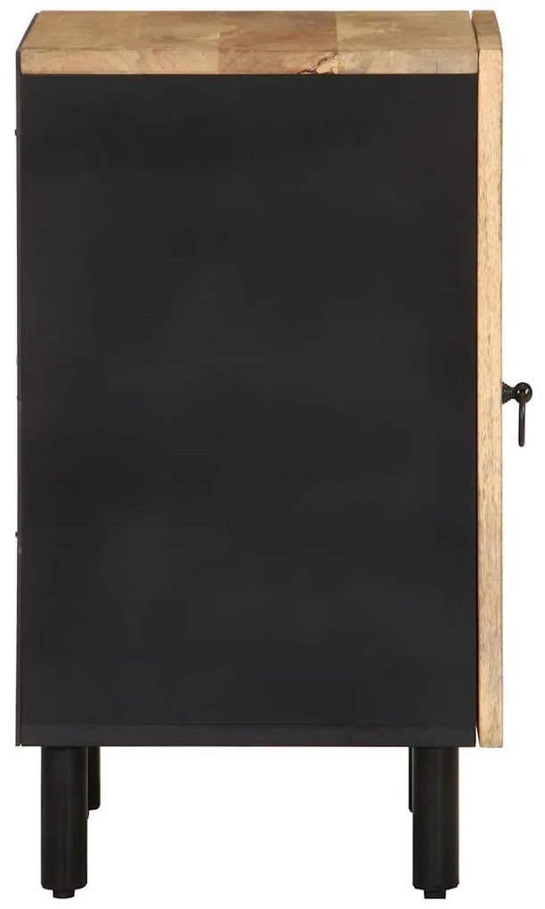 Tömör mangófa fürdőszobaszekrény 38 x 33,5 x 58 cm