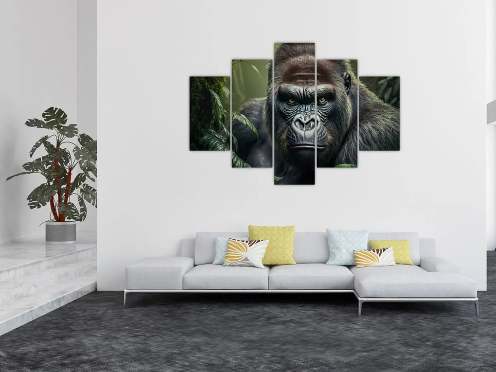 Kép - Egy gorilla portréja (150x105 cm)