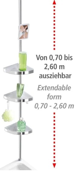 WENKO 22124100 - PREMIUM sarokelem, 27,5 x 260 cm, ezüst