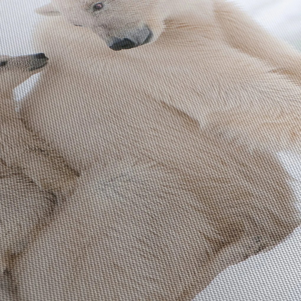 Kép - Jegesmedvék (90x60 cm)