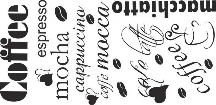 Konyhai falmatrica A kávék szerelmeseinek 50 x 100 cm