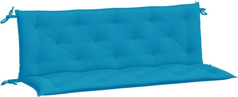 vidaXL 2 db világoskék oxford szövet kerti padpárna 150 x 50 x 7 cm