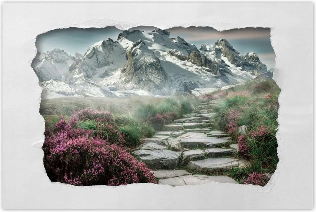 Poszterek 120x80 Hegyi kilátás Tájkép Köd