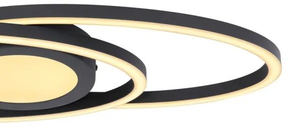 Globo 67239-24B - LED Mennyezeti lámpa REGGY LED/24W/230V