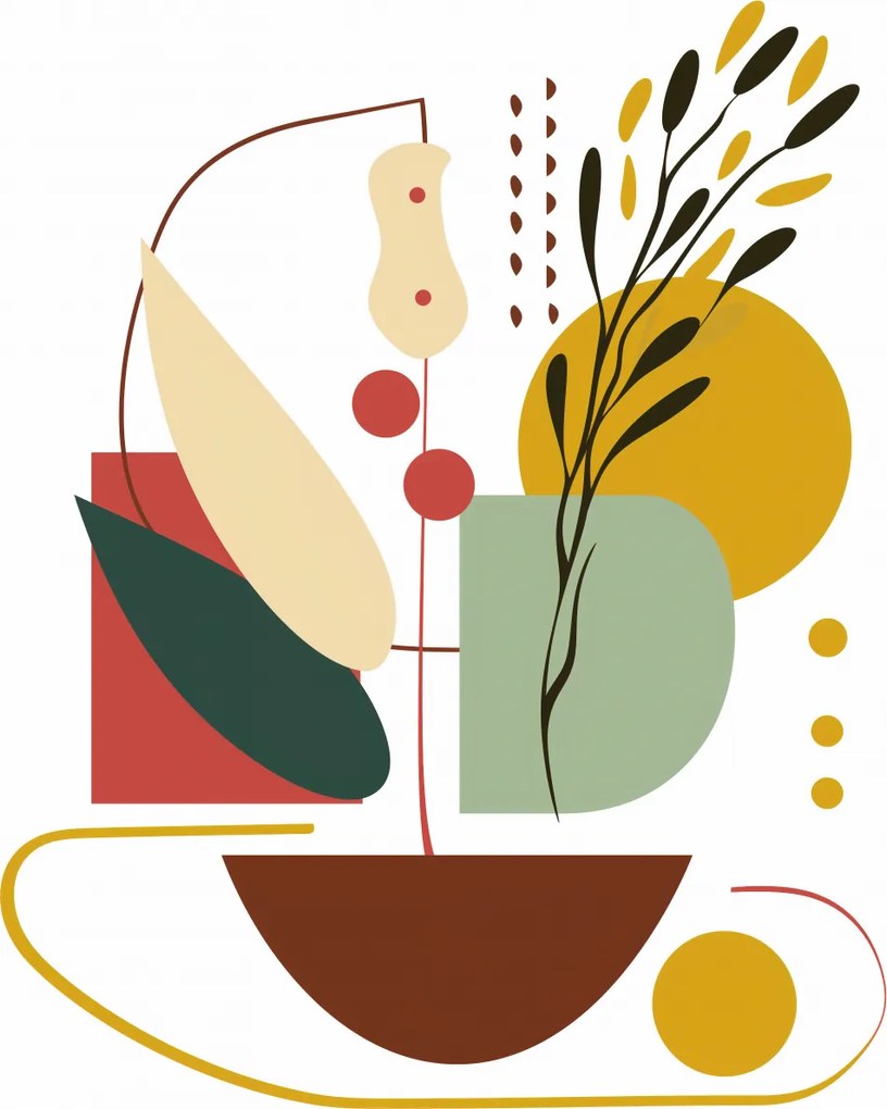 Poszter 20,5x28,4cm A holt természet harmóniája