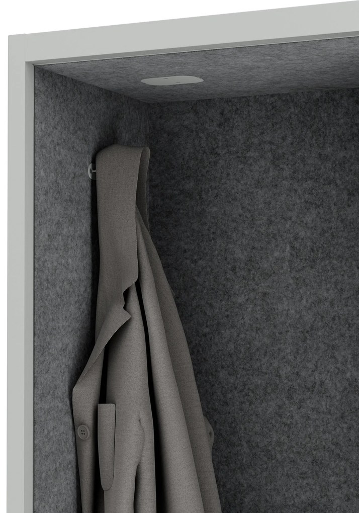 Sally 1150mm korpus Szary - siedzisko Ciemnoszary