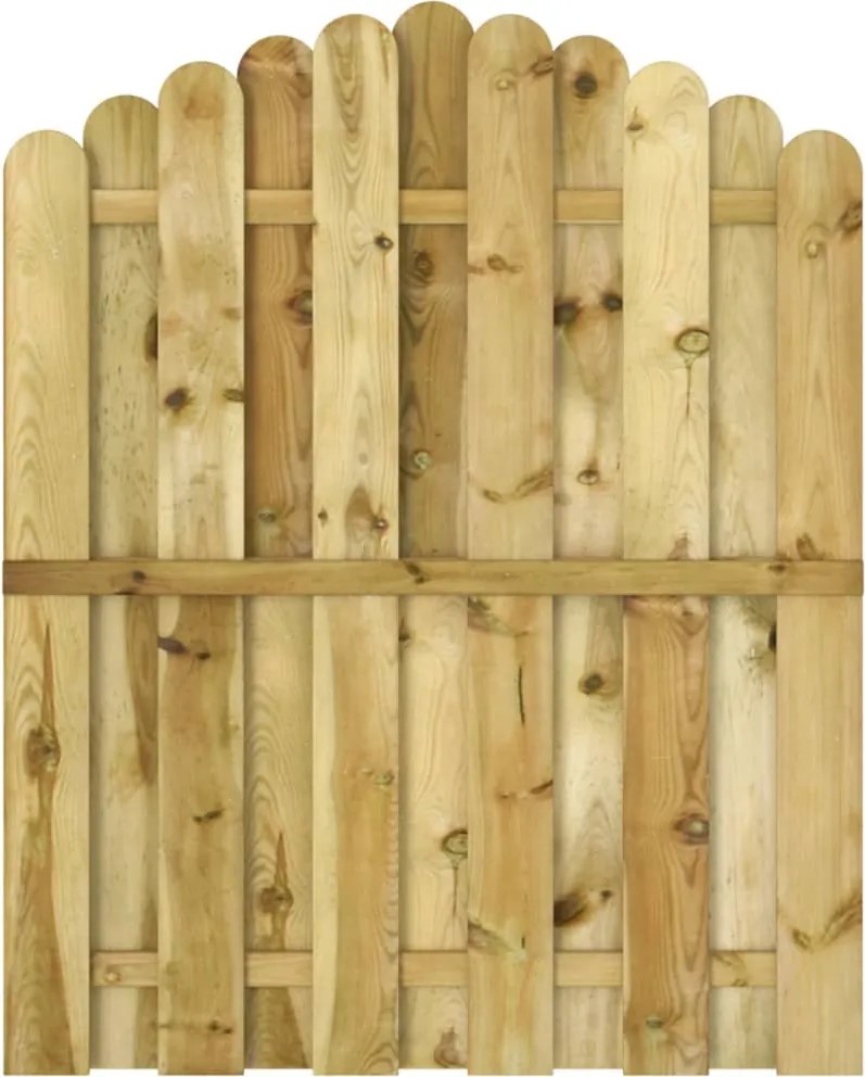 vidaXL impregnált fenyőfa kertkapu 100 x 125 cm