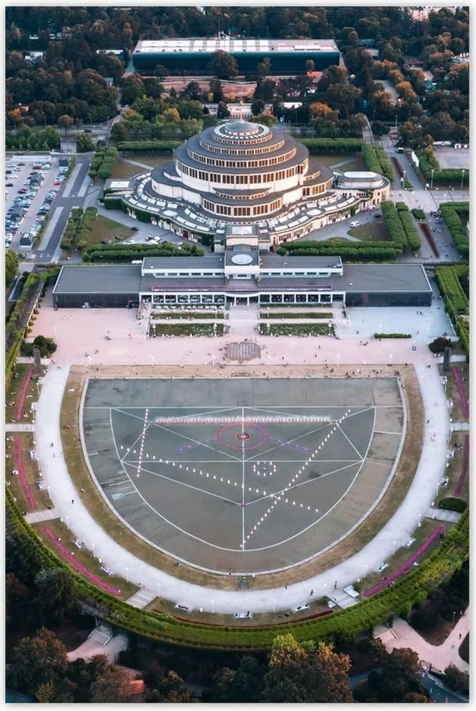 Poszterek 80x120 Centenáriumi csarnok Boroszló