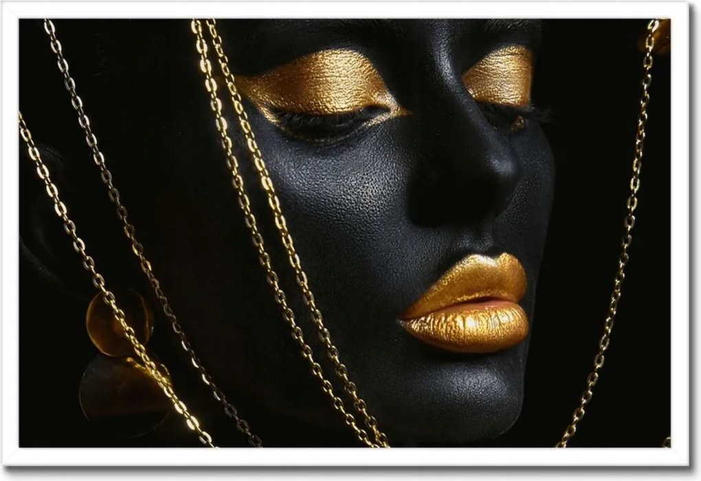 Poszterek keretben 60x40 Arannyal bevont fej