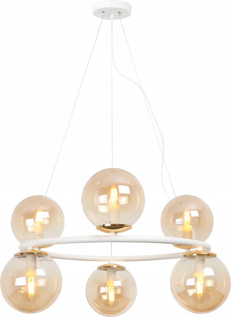 Mennyezeti Lámpa Lógó Aura Csillár Méz Üveg Lámpabúra Gömbök Modern