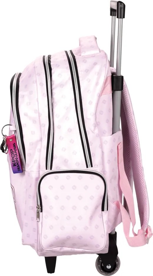 K-pop Démonvadászok Pink gurulós iskolatáska, táska 46 cm