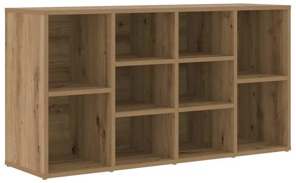 Cipőpad polcokkal kézműves tölgy 103 x 30 x 54.5 cm Faanyag