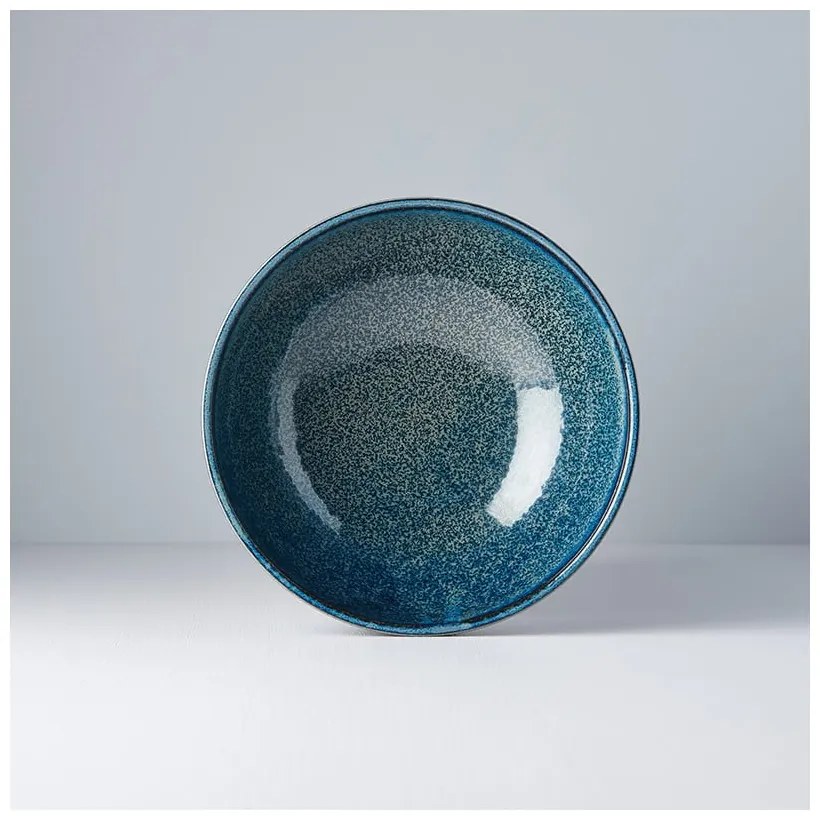 Indigo kék kerámia tál, ø 21 cm - MIJ