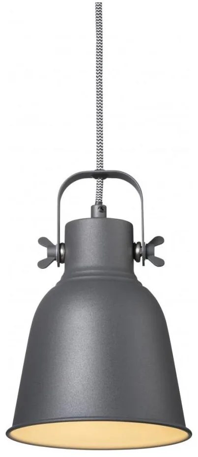 Nordlux - Csillár zsinóron ADRIAN 1xE27/25W/230V átm. 16 cm antracit
