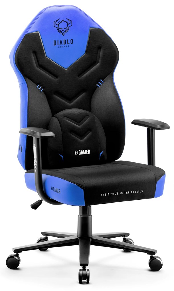 Diablo X-Gamer 2.0 Gamer szék Átlagos méret: fekete-kék Diablochairs